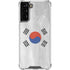 South Korean Flag Distressed Galaxy S21 FE Clear Case